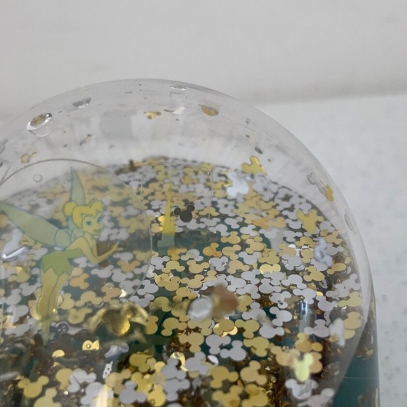 Walt Disney World Small Tinkerbell & Castle Mickey Head Plastic Snow Globe - Picture 5 of 12